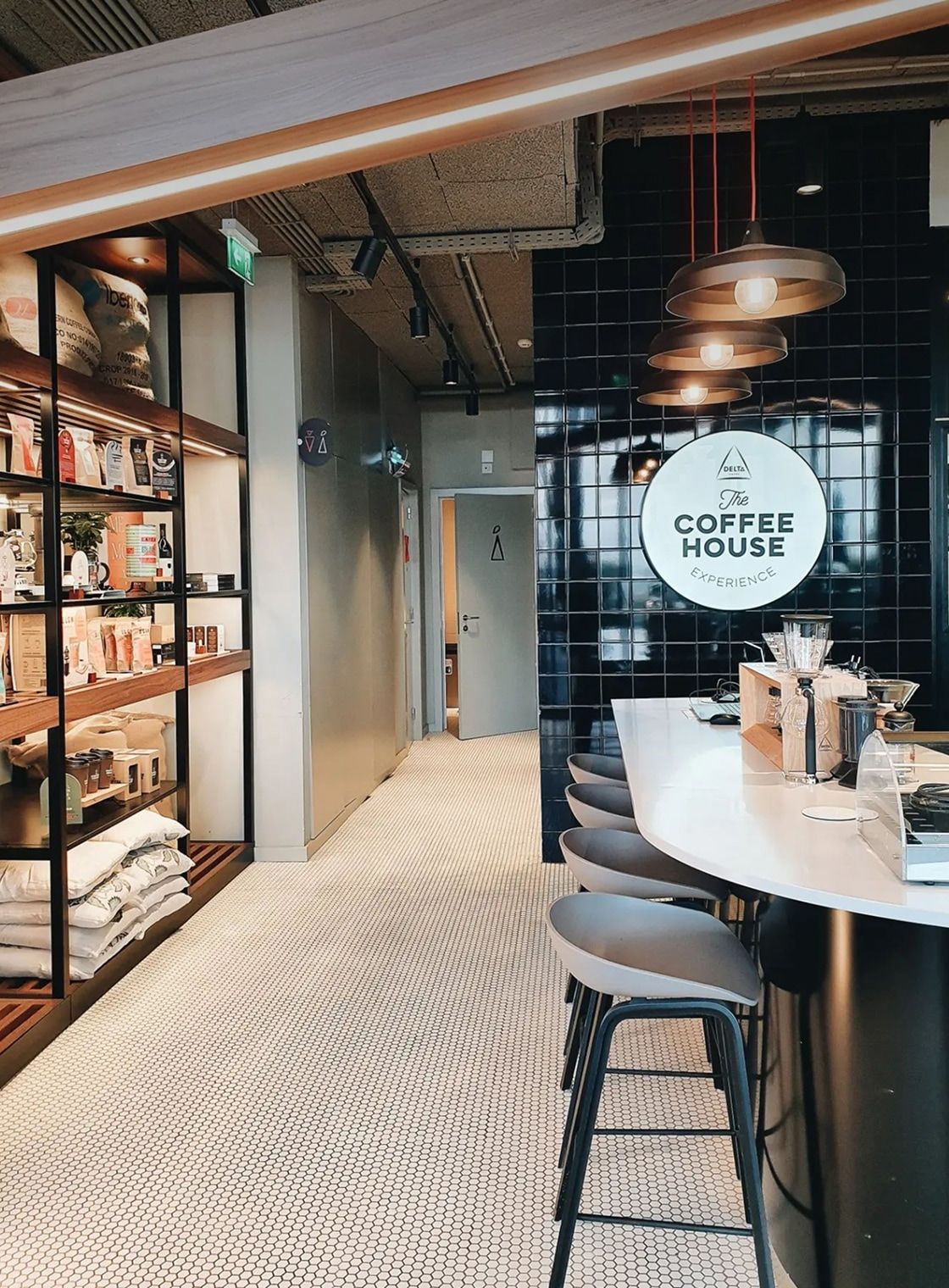 Interior delta coffee house experience